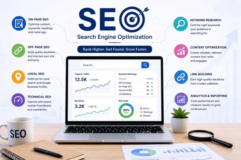 SEO strategy and website optimization